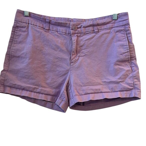 Gap Women's Chino Shorts Purple Size 8 Functional Pockets - Picture 1 of 7
